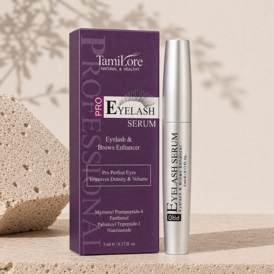 TamiLore PRO Eyelash Serum – Flakon und Verpackung