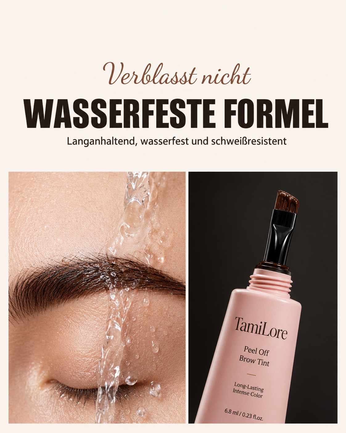 Wasserfeste Formel — verblasst nicht