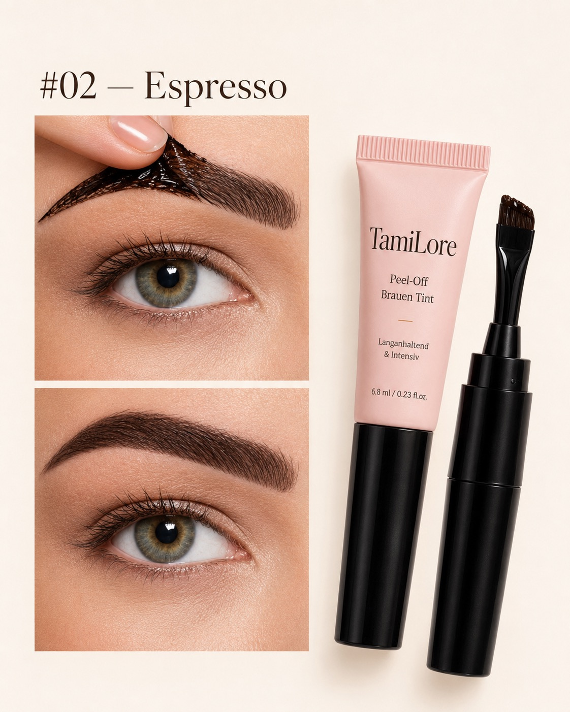 TamiLore Brauen Tint Farbton Espresso