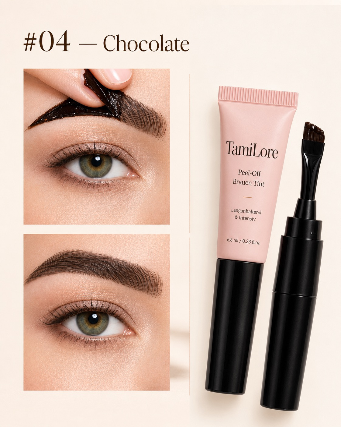 TamiLore Brauen Tint Farbton Chocolate