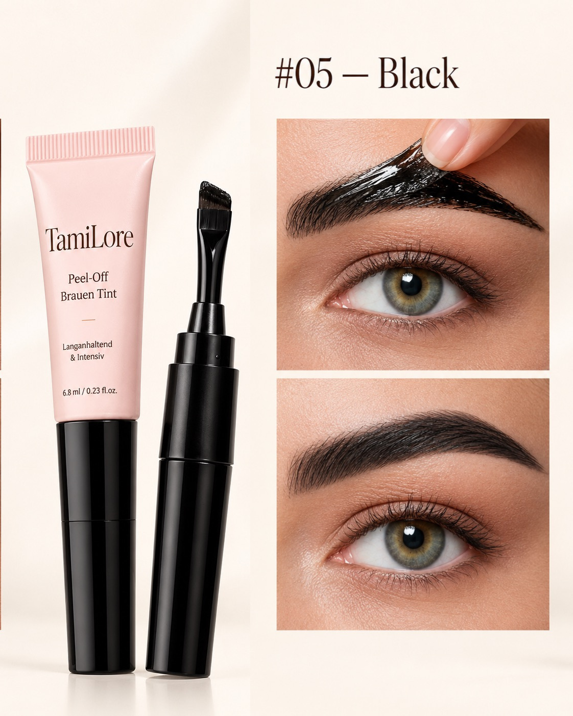 TamiLore Brauen Tint Farbton Black