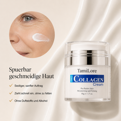 Gepflegte Haut mit Collagen Cream