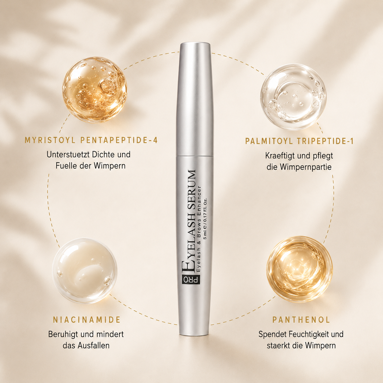 Wirkstoffe des TamiLore Lash Serums im Überblick