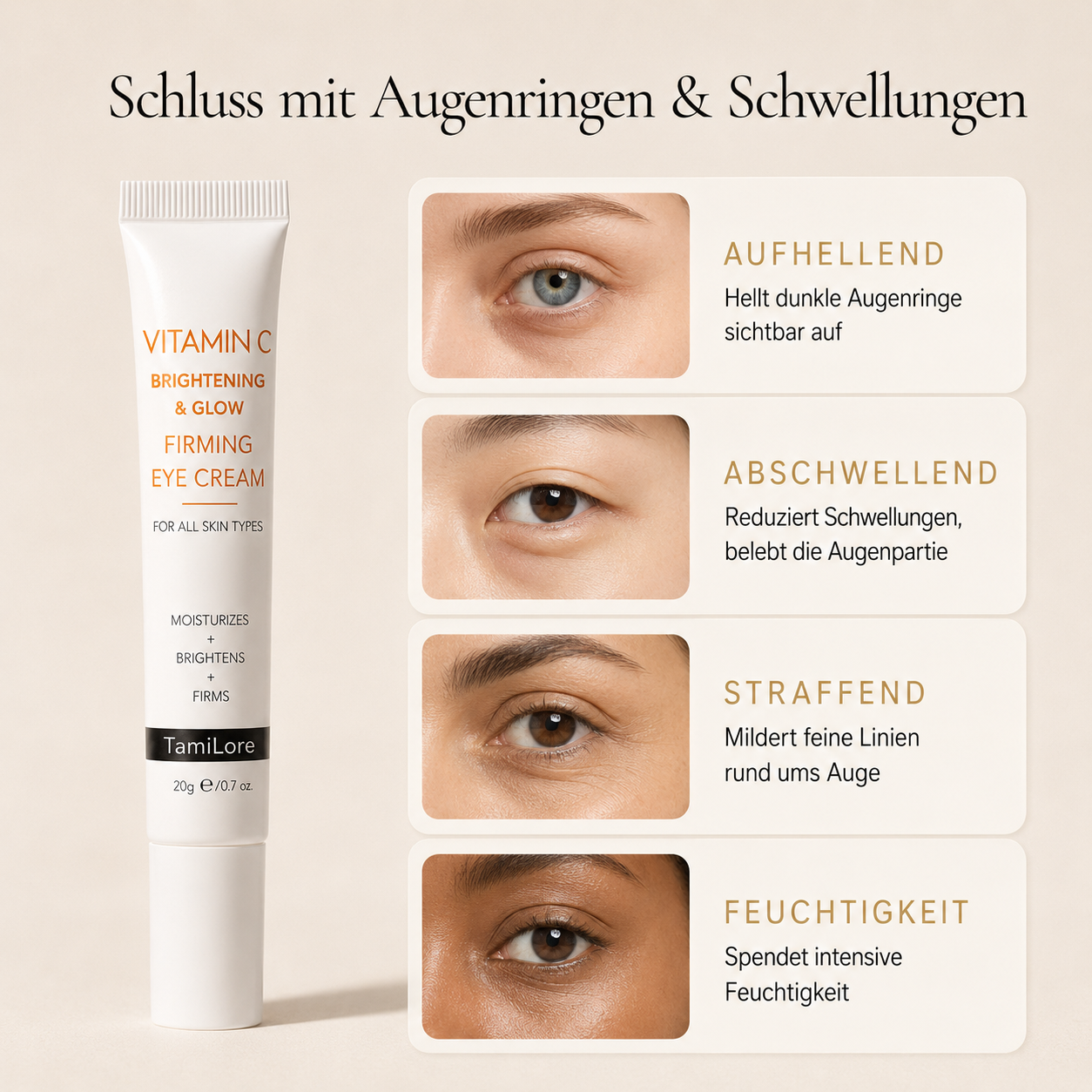 Sanfte Pflege rund ums Auge